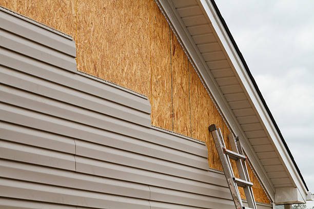 Professional Siding Inspection technician working in Wellesley, MA